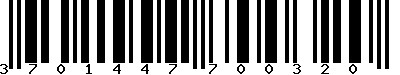 EAN-13 : 3701447700320