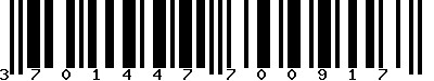 EAN-13 : 3701447700917