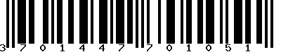 EAN-13 : 3701447701051