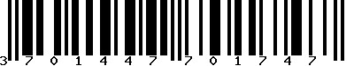 EAN-13 : 3701447701747