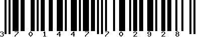 EAN-13 : 3701447702928