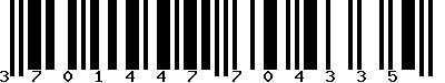 EAN-13 : 3701447704335