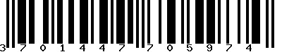 EAN-13 : 3701447705974