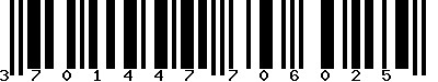 EAN-13 : 3701447706025