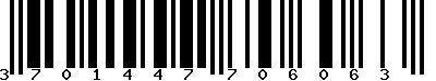 EAN-13 : 3701447706063