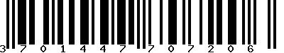 EAN-13 : 3701447707206
