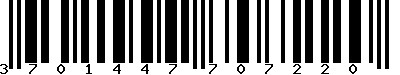 EAN-13 : 3701447707220