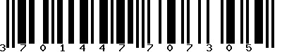 EAN-13 : 3701447707305