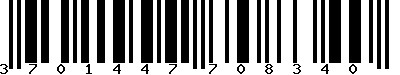 EAN-13 : 3701447708340
