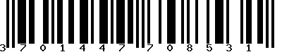 EAN-13 : 3701447708531