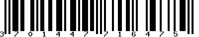EAN-13 : 3701447716475