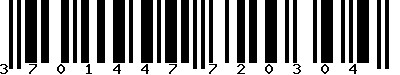 EAN-13 : 3701447720304