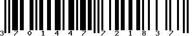 EAN-13 : 3701447721837