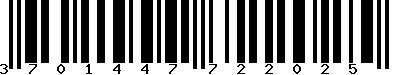 EAN-13 : 3701447722025
