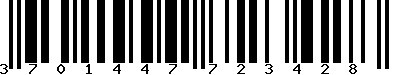 EAN-13 : 3701447723428