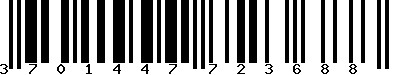 EAN-13 : 3701447723688