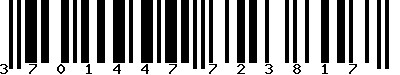 EAN-13 : 3701447723817