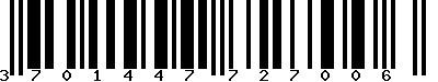 EAN-13 : 3701447727006