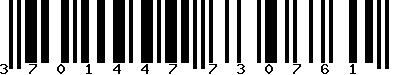 EAN-13 : 3701447730761