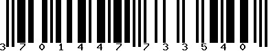EAN-13 : 3701447733540