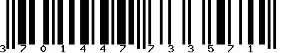 EAN-13 : 3701447733571