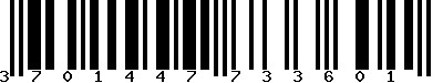 EAN-13 : 3701447733601