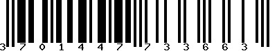 EAN-13 : 3701447733663