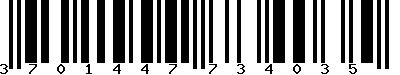 EAN-13 : 3701447734035
