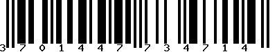 EAN-13 : 3701447734714