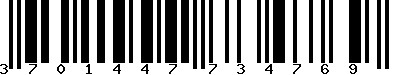 EAN-13 : 3701447734769