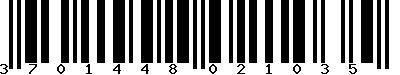 EAN-13 : 3701448021035