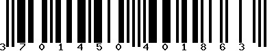 EAN-13 : 3701450401863