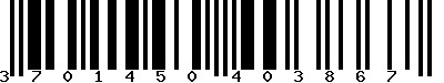 EAN-13 : 3701450403867