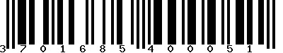 EAN-13 : 3701685400051