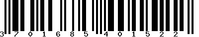 EAN-13 : 3701685401522