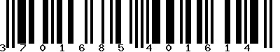 EAN-13 : 3701685401614