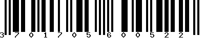 EAN-13 : 3701705600522