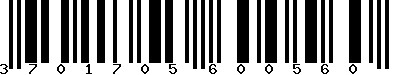 EAN-13 : 3701705600560