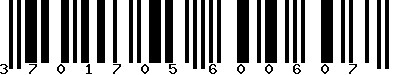 EAN-13 : 3701705600607