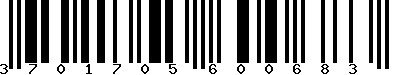 EAN-13 : 3701705600683
