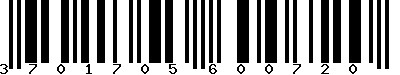EAN-13 : 3701705600720