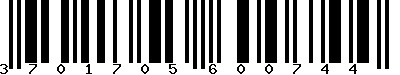 EAN-13 : 3701705600744