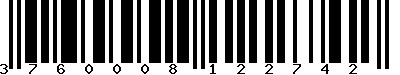 EAN-13 : 3760008122742