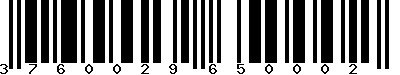 EAN-13 : 3760029650002