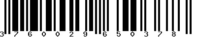 EAN-13 : 3760029650378
