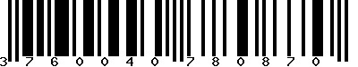 EAN-13 : 3760040780870
