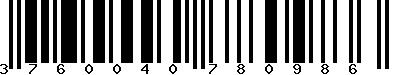 EAN-13 : 3760040780986