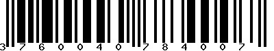 EAN-13 : 3760040784007