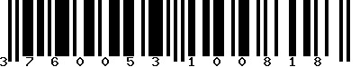 EAN-13 : 3760053100818