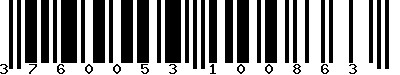 EAN-13 : 3760053100863